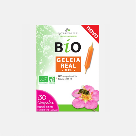 Geleia Real Bio – 30 ampolas – 3 Chênes