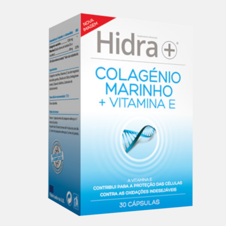 Hidra+ Colagénio Marinho + Vitamina E – 30 cápsulas – CHI