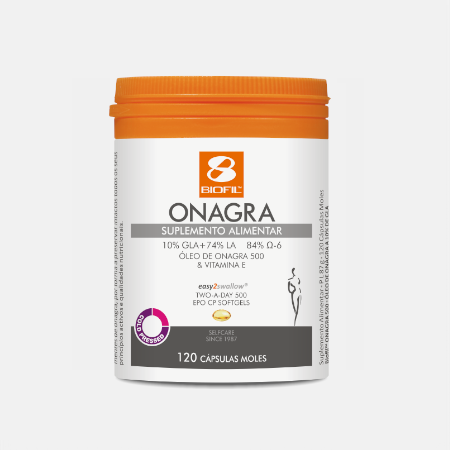 Óleo Onagra 500 – 120 cápsulas – Biofil