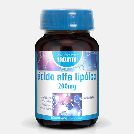 Ácido Alfa Lipóico 200 mg – 60 comprimidos – Naturmil