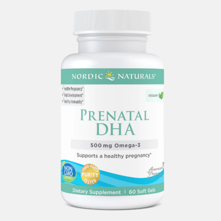Vegan Prenatal DHA – 60 cápsulas – Nordic Naturals
