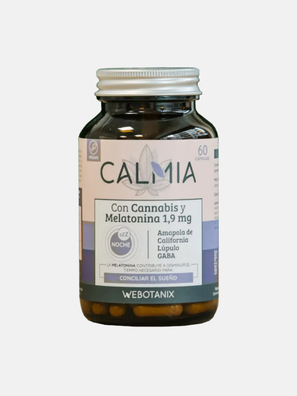 Calmia Noite - 60 cápsulas - WeBotanix