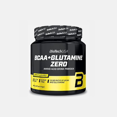 BCAA + Glutamine Zero Limão – 480g – Biotech