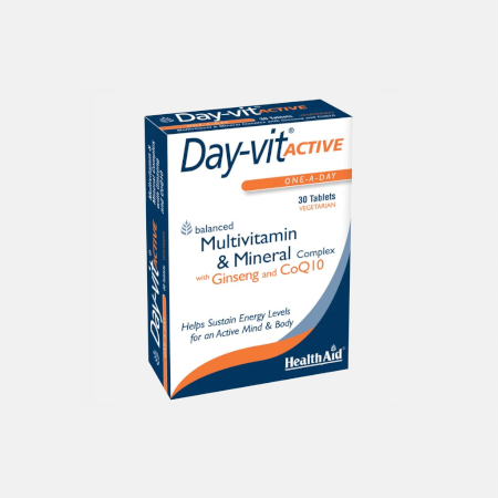 Day-Vit Active – 30 comprimidos – Health Aid