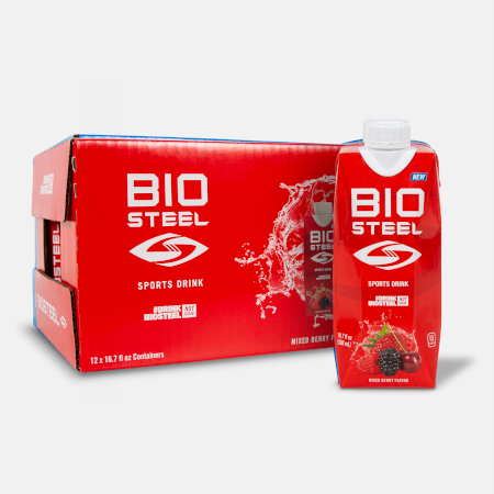 Ready to Drink Mixed Berry Frutos Vermelhos – 12 x 500ml – BioSteel