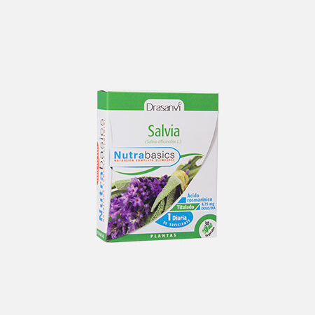 Nutrabasics Salvia – 30 cápsulas – Drasanvi