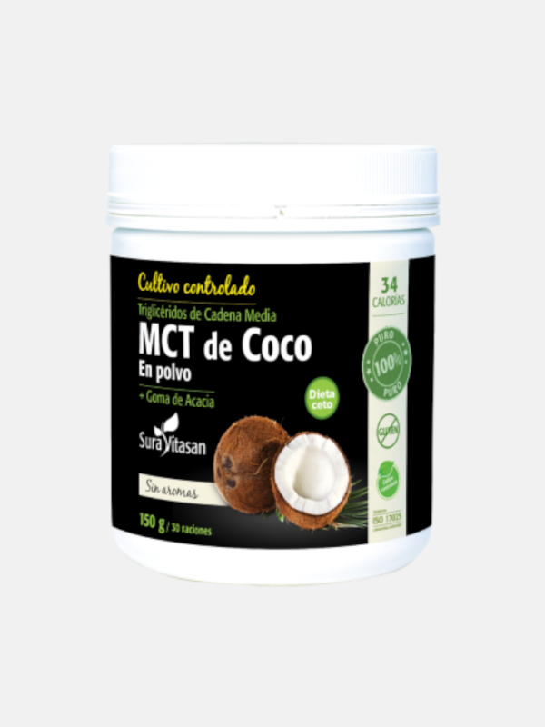 MCT de Coco em pó - 150 g - Sura Vitasan