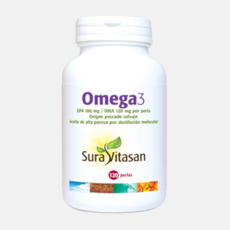 Omega 3 – 120 cápsulas – Sura Vitasan