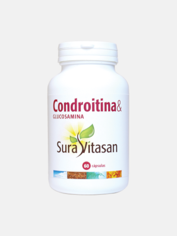 Condroitina e Glucosamina - 60 cápsulas - Sura Vitasan