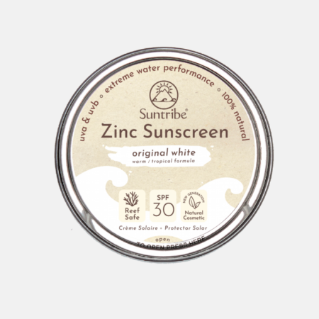 Zinc Sunscreen Face & Sport Original White SPF 30 – 45g – Suntribe