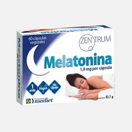 Melatonina – 60 cápsulas – Zentrum