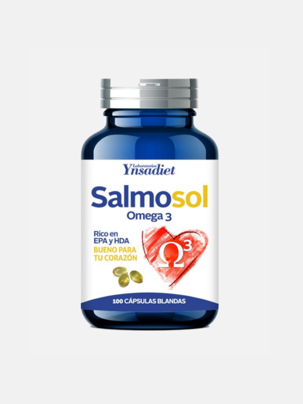 Salmosol Omega 3 - 100 cápsulas - Ynsadiet