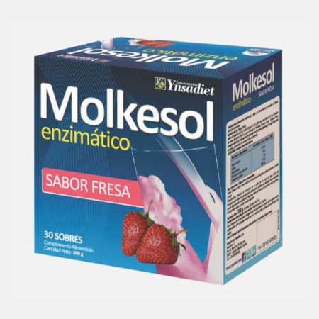 Molkesol enzimático Morango – 30 saquetas – Ynsadiet