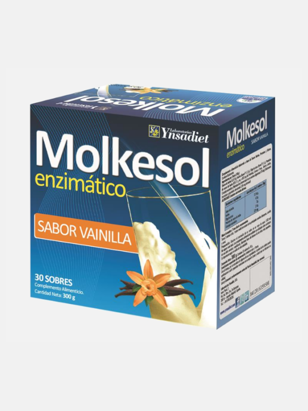 Molkesol enzimático Baunilha - 30 saquetas - Ynsadiet
