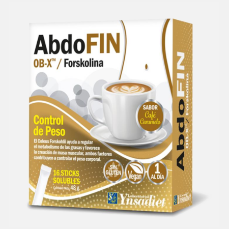 AbdoFIN sabor café caramelo – 16 sticks – Ynsadiet