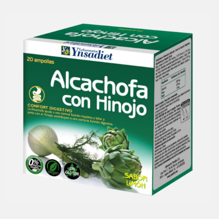 Alcachofra com Funcho – 20 ampolas – Ynsadiet