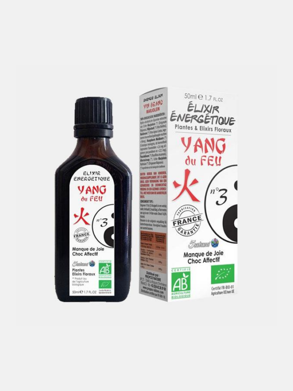Elixir 3 Yang do Fogo Angelica - 50ml - 5 Saisons