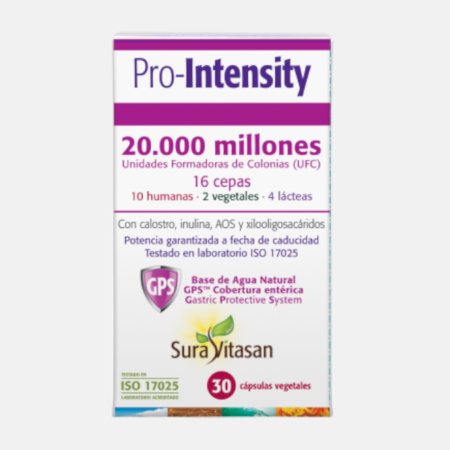 Pro-Intensity – 30 cápsulas – Sura Vitasan