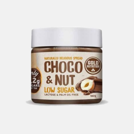 Choco & Nut Low Sugar – 180g – Gold Nutrition