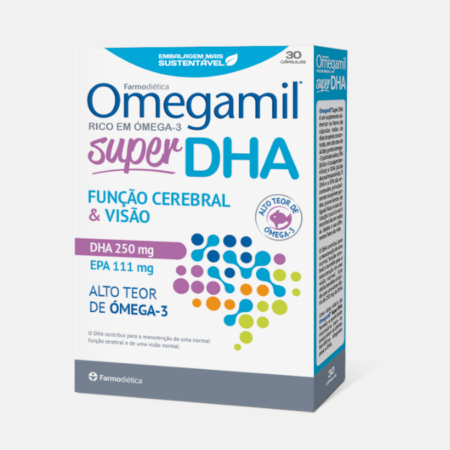 Omegamil Super DHA – 30 cápsulas – Farmodiética