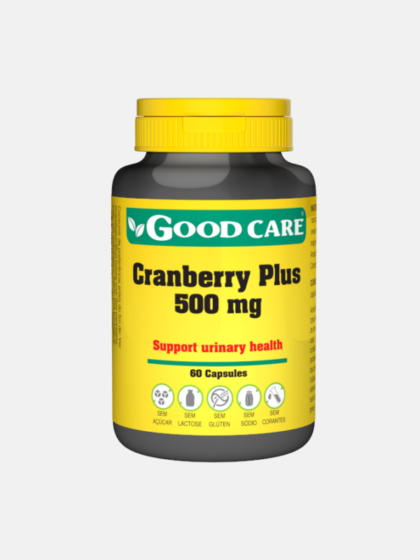 Cranberry Plus 500mg - 60 cápsulas - Good Care