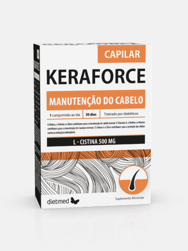 Keraforce Capilar - 30 comprimidos - DietMed
