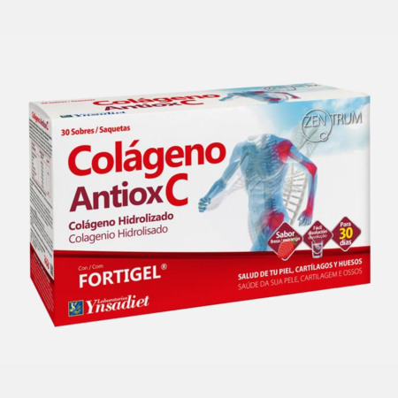 Colagénio Antiox C com Fortigel – 30 saquetas – Zentrum