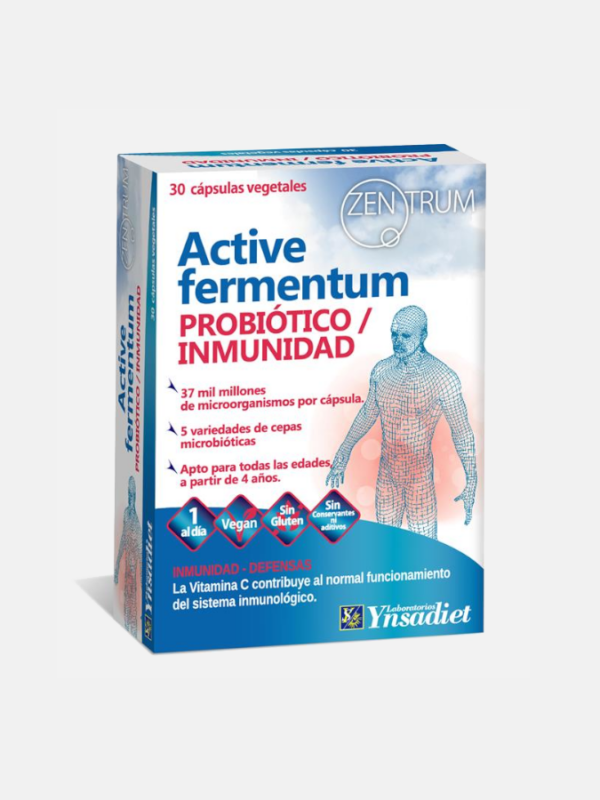 Active Fermentum probiótico Imunidade - 30 cápsulas - Ynsadiet