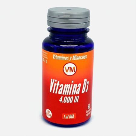 VM Vitamina D3 4000UI – 60 cápsulas – Ynsadiet