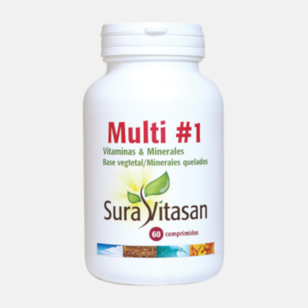 Multi #1 Vitaminas & Minerais – 60 comprimidos – Sura Vitasan