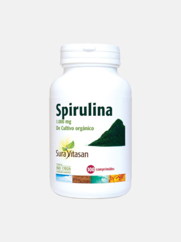 Spirulina - 100 comprimidos - Sura Vitasan