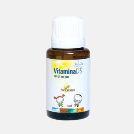 Vitamina D3 Peques 400 UI – 15ml – Sura Vitasan