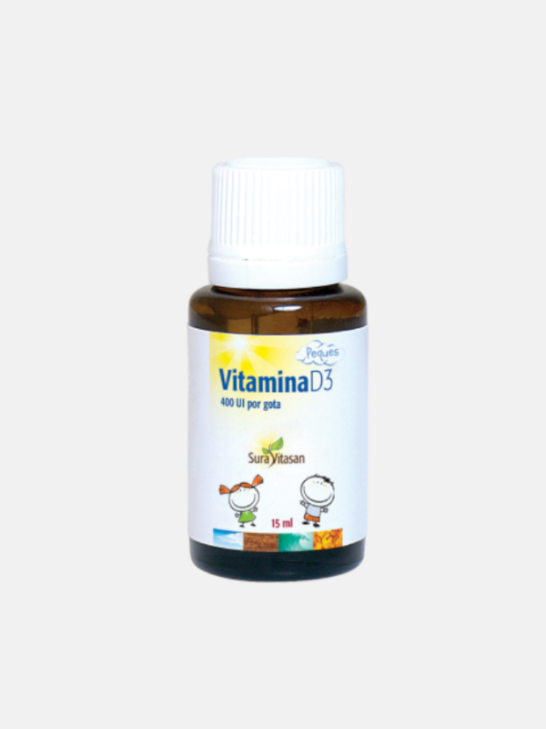 Vitamina D3 Peques 400 UI - 15ml - Sura Vitasan