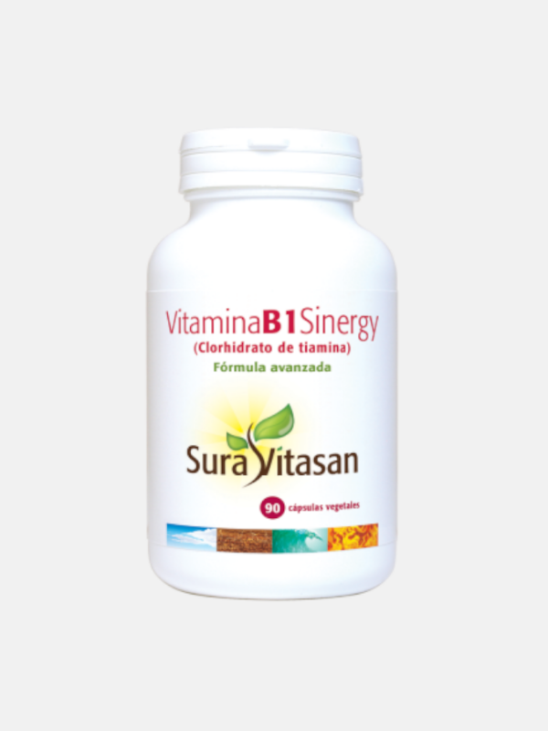 Vitamina B1 Sinergy - 90 cápsulas - Sura Vitasan