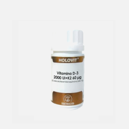 HOLOVIT VIT. D3+K2 – 50 cápsulas – Equisalud