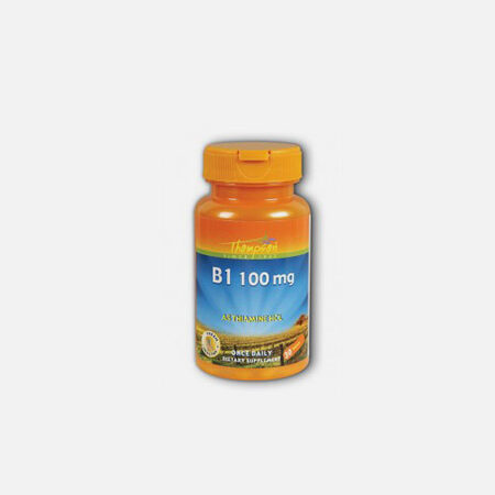Vitamina B1 Tiamina 100mg – 30 comprimidos – Thompson