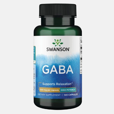 GABA 500 mg – 100 cápsulas – Swanson