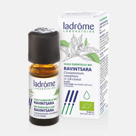 OE Ravintsara Cinnamomum camphora ct 1,8-cineol Bio – 10ml – Ladrôme