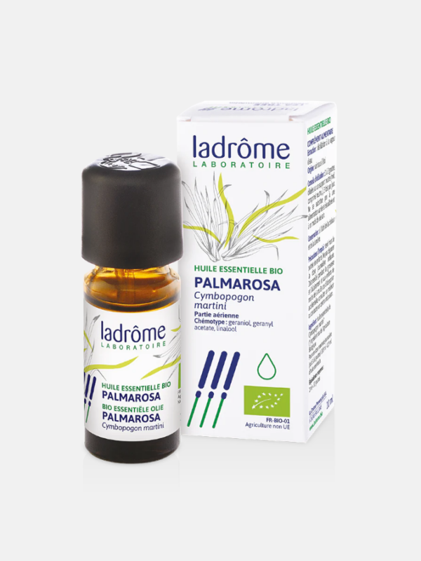 OE Palmarosa Cymbopogon martinni Bio - 10ml - Ladrôme