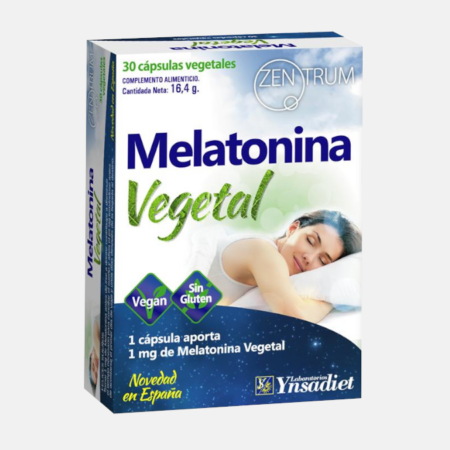 Melatonina Vegetal – 30 cápsulas – Zentrum