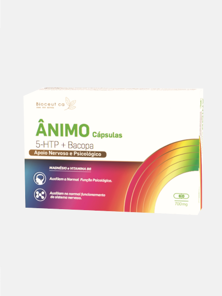Ânimo 5-HTP + Bacopa - 60 cápsulas - Biocêutica