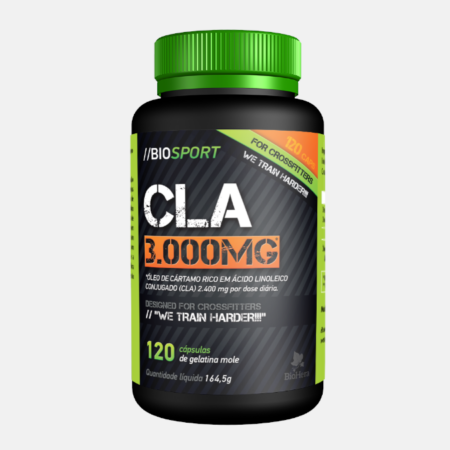 CLA 3000 mg Biosport – 120 cápsulas – BioHera