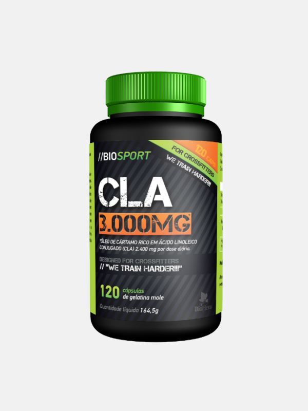 CLA 3000 mg Biosport - 120 cápsulas - BioHera