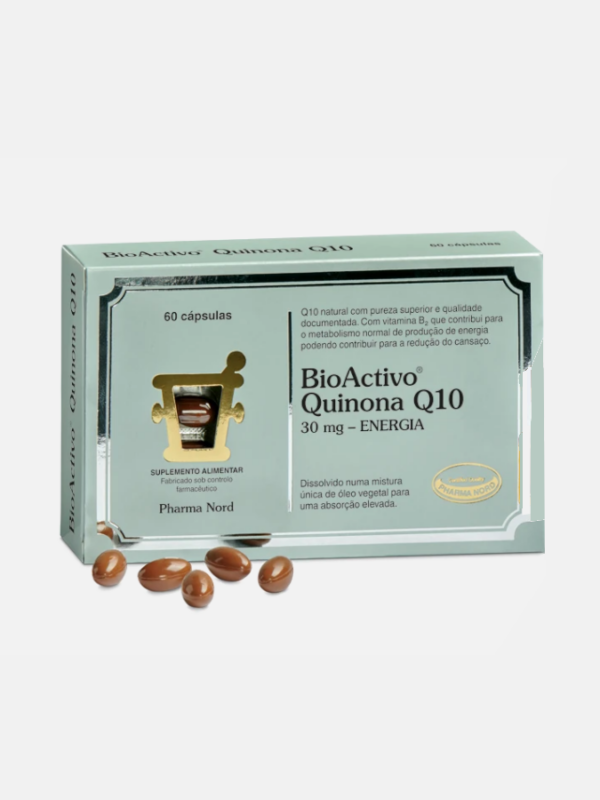 BioActivo Quinona Q10 30mg - 60 cápsulas - Pharma Nord