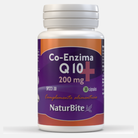 Co-Enzima Q10 200mg – 30 cápsulas – NaturBite