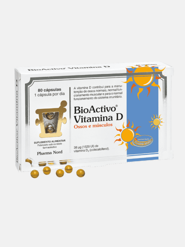 BioActivo Vitamina D - 80 cápsulas - Pharma Nord