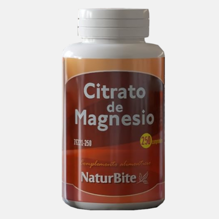 Citrato de Magnésio – 250 comprimidos – NaturBite
