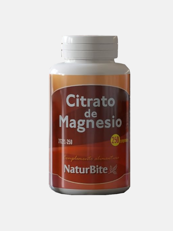 Citrato de Magnésio - 250 comprimidos - NaturBite