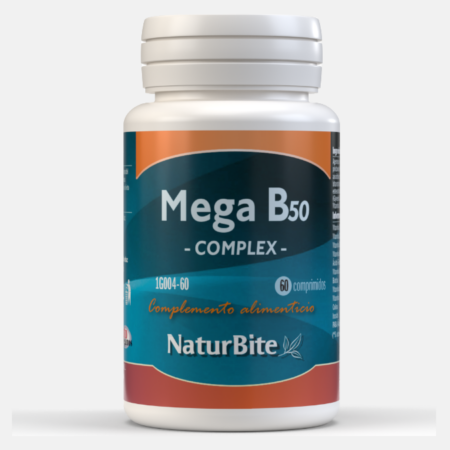 Mega B50 Complex – 60 comprimidos – NaturBite