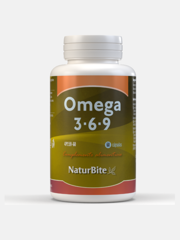 Omega 3 6 9 - 60 cápsulas - NaturBite